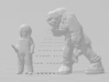 Quasimodo Hunchback miniature model horror games 3d printed 