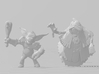 Imp with Club miniature model fantasy games dnd 3d printed 
