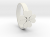 Ring "Four-leafed Clover" 3d printed 
