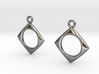Pierced square [Earrings] 3d printed 