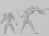 Goblin Champion with Mace miniature model fantasy 3d printed 