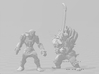 Goblin Champion with Mace miniature model fantasy 3d printed 