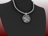 Necronomicon Symbol Elder Sign Medallion Pendant 3d printed also on chain on neck