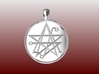 Necronomicon Symbol Elder Sign Medallion Pendant 3d printed front 
