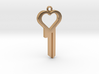 Chastity Key Blank - Heart 3d printed 