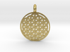 Flower of Life Sacred Geometry pendant approx 22mm 3d printed 