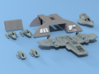 1/1000 Voyager Shuttle bay and Aeroshuttle Set 3d printed 