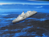 Type 31 Frigate (2020 Impression), 1/1800 3d printed Painted Prototype