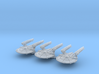 Federation Attack Frigate 1/7000 3d printed 