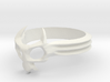 Skull Mask Ring -v3 3d printed 