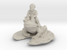 Putti On A Frog on a Pad 3 Inches tall 3d printed 