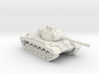 ARVN M46 Patton medium tank white plastic 1:160 sc 3d printed 