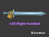 10x Right-handed Energy Sword : Volk 3d printed 