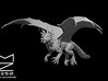 Amethyst Dragon Wyrmling Flying 3d printed 