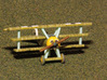 Werner Voss Fokker Dr.I (full color, yellow) 3d printed 