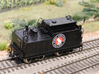 HO Great Northern Railway C-1 Oil Bunker Tenshodo 3d printed Painted with Wire Details