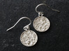 Animal Cell Earrings - Science Jewelry 3d printed Animal Cell Earrings in polished silver