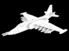 1:100 Scale Su-25 Frogfoot (Loaded, Gear Up) 3d printed 