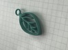 Leaves 3d printed In Green Processed Versatile Plastic Finished