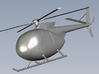 1/100 scale Hughes OH-6A Cayuse helicopter x 1 3d printed 