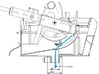 Rohrwiege für Bofors 40mm L/70 1:35 3d printed Seilzug zur Rohrerhöhung