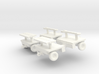 1/144 AERO-51E MUNITIONS TRAILER (2X) (finished) 3d printed 