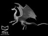 Ancient Moonstone Dragon Flying 3d printed 