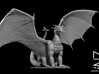 Adult Sapphire Dragon 3d printed 