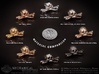 Human Skull Pendant Jewelry, Death's Head Hawkmoth 3d printed 