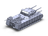 Ratte P1000 LandKreuzer tank concept WW2 3d printed 