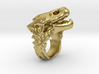 snapping-turtle-skull-ring-59.60mm 3d printed 