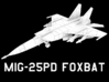 MiG-25PD Foxbat (Loaded) 3d printed 