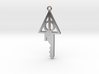 Deathly Hallows Key - Precut for Kink3D Lock Set 3d printed 