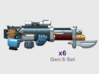G:6 Set: Mk1b Disintegrator Gun 3d printed 