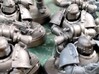 Iron Helmets Warhammer 40k 30k Horus Heresy Sprue 3d printed actual heads on troops