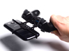Controller mount for PS3 & BLU Vivo 4.8 HD 3d printed Holding in hand - Black PS3 controller with a s3 and Black UtorCase
