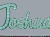 Joshua Diamond Set Version Jewelry Font Necklace D 3d printed 