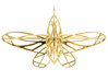 Insectoid Mind Pendant 3d printed Insectoid Mind Pendant - Gold Plated Brass