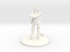 Robotech Female Armored GMP Officer Pose 3  3d printed 