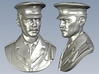 1/9 scale WWI British Army 1st Lieutenant bust 3d printed 