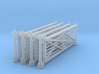 VR #2 Crossing Gates 14' (4 Pack) 1-87 Scale 3d printed 