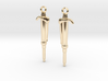 Pipette Earrings - Science Jewelry 3d printed 