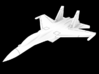 1:400 Scale Su-30M2 Flanker (Clean, Gear Up) 3d printed 