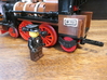 Brick RC Train Wheel Set, Spoked 3d printed Three brands of wheel on one engine-- only the best!