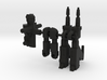 Hellscream and Thrustor RoGunners 3d printed Black Parts