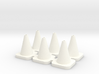 Traffic Cones -1/24 Scale 3d printed 