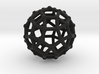 Rhombicosidodecahedron 3d printed 
