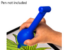 Smooth Bulb Pen Grip - large without buttons 3d printed 