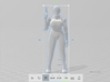 Haydee cyborg girl 100mm figure scifi games 3d printed 
