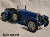 Bugatti type 43 Grand Sport 1/32 3d printed Built model